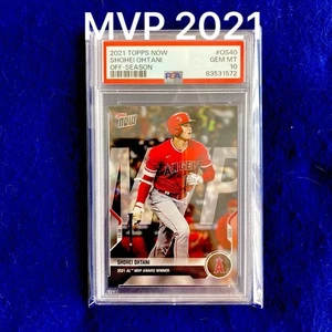 PSA10 Topps Now Shohei Ohtani #OS40 Offseason MLB Jugador Más Valioso Premio 2021 Edición Limitada. JP - Imagen 1 de 2