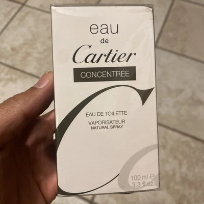 Eau De Cartier Concentree Eau De Toilette EDT 3,3 oz 100 ml fórmula antigua sellada Foto 1 de 3