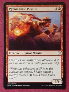 Magic The Gathering DOMINARIA PYROMANTIC PILGRIM red card MTG - Picture 1 of 2