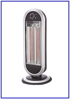 Stufa Stufetta Elettrica a Torretta al Carbonio Alogena Oscillante Basso Consumo - Immagine 1 di 3