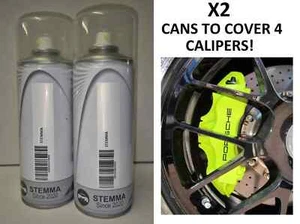 ACID GREEN BRAKE CALIPER PAINT HIGH TEMPERATURE STEMMA® X2 - Picture 1 of 8