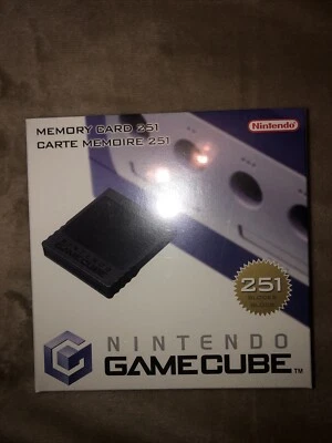 Original Nintendo GameCube Memory Card Speicherkarte 251 Blocks Komplett wie NEU - Image 1 of 2