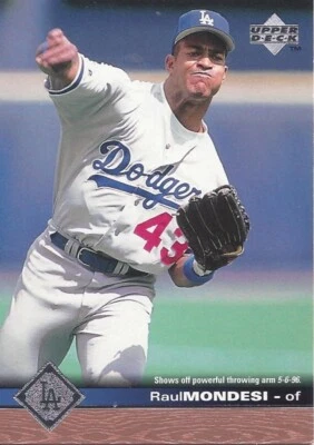 1997 Upper Deck Raul Mondesi 401 Dodgers - Image 1 of 2