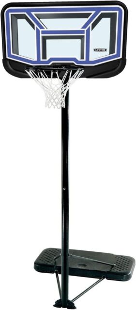 Lifetime Adjustable Portable Basketball Hoop, 44 inch HDPE Plastic Impact®  (90759)