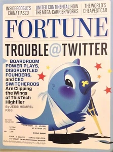 Fortune Magazine Trouble At Twitter may 2, 2011  110117nonrh - Bild 1 von 1