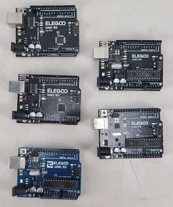 Lot of 5 Elegoo Arduino UNO R3 Board - Picture 1 of 2