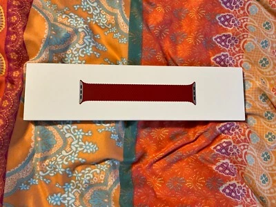 Apple Watch 44mm Braided Solo Loop Band Red Size 12 - Image 1 of 4