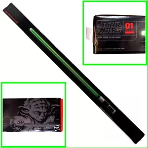 Star Wars Black Series Yoda Force FX 01 Lightsaber Green Hasbro Sealed - Picture 1 of 11