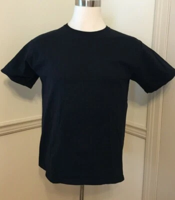 Camiseta para hombre Fruit Of The Loom algodón manga corta SS TEE mediana negra M  Foto 1 de 4