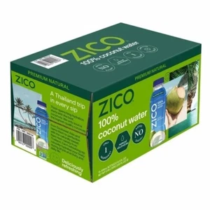 Pack of 15 Bottles Zico 100% Coconut Water, 13.5oz Each Bottle - Picture 1 of 4