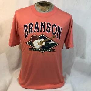 Camiseta Gráfica Vitnage Branson Missouri Punto Único Para Hombre Talla XL FOL Mejor - Imagen 1 de 8