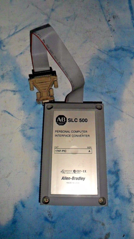 A-B SLC 500 1747-PIC Personal Computer Interface Converter pull from working  - Image 1 of 3