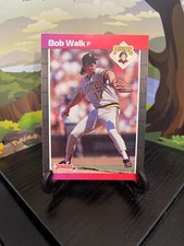 1989 Donruss Bob Walk #172 Baseball Card