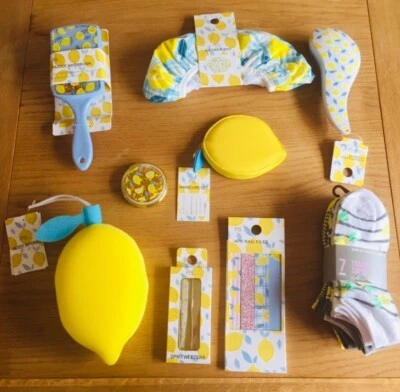 X7 Pack DAMAS MUJERES PRIMARK LEMON Calcetines Talla 4-8 UK Pack De 7 Calcetines Limones Foto 1 de 4