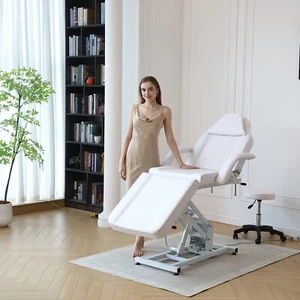 Electric Massage Table SPA Bed Tattoo Beauty Couch Salon Recliner Chair&Stool UK - Picture 1 of 11