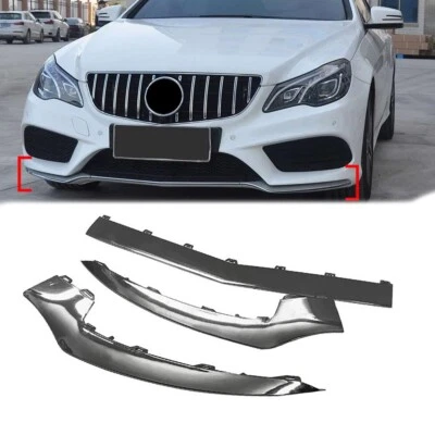 For Benz E-Class (W207) E350 E400 E550 14-17 Front Bumper Lip Lower Molding Trim - Image 1 of 4