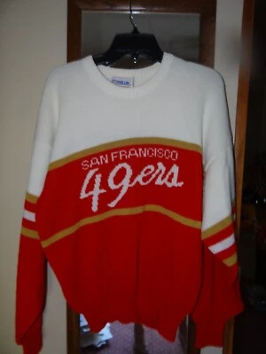 Suéter Para Hombre Adulto De Colección San Francisco 49ers Talla M Cliff Engle Mezcla de Lana EE. UU. Foto 1 de 4