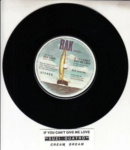 SUZI QUATRO If You Can't Give Me Love 7" 45 vinyl record + juke box title strip - Picture 1 of 2