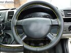 For Ford Transit Mk5 95-00 Quality Leather Steering Wheel Cover Yellow Stitching