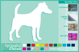 FOX TERRIER SILHOUETTE cut vinyl decal #1 Dog stickers - Picture 1 of 1