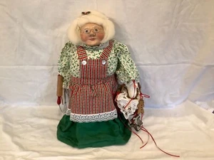 Primitive Folk Art Handmade Original * Mrs. Santa Claus* 22” Christmas Holiday - Picture 1 of 12