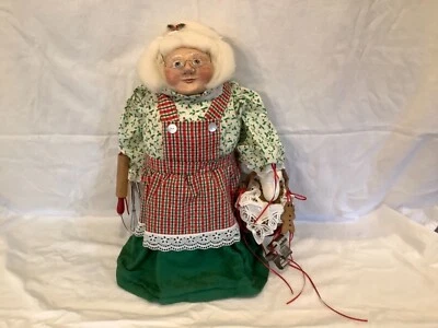 Primitive Folk Art Handmade Original  * Mrs. Santa Claus* 22” Christmas Holiday - Image 1 of 4