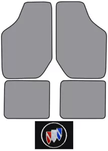 1994-1996 Buick Century Cutpile Carpet Logo Floor Mat 4pc - Picture 1 of 9