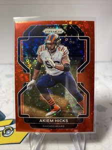 2020 Panini Prizm No Huddle Red Prizm /50 Akiem Hicks #190