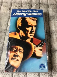 The Man Who Shot Liberty Valance (VHS, 1992) New/Sealed w/Paramount Watermarks - Picture 1 of 3