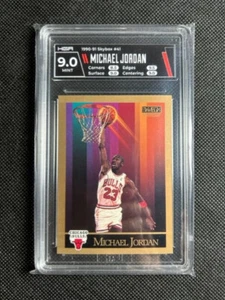 1990-91 Skybox #41 Michael Jordan Chicago Bulls HGA 9 COME NUOVO CAPRA MVP - Foto 1 di 2