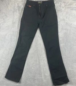 Thomas Cook Jeans Size 32 Bootcut Black Denim Moleskin Western Wear Pants Cotton - Picture 1 of 10