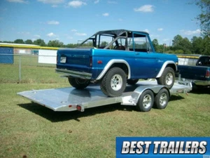 2024 aluma 8218 Tilt New Special 7 x 18 carhauler trailer aluminum equipment - Picture 1 of 12