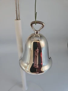Reed & Barton 1990 Weihnachten versilbert 2,75" Glocke Ornament - Bild 1 von 4
