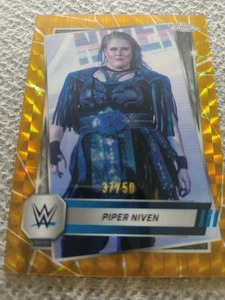 Piper Niven 2025 Topps Chrome WWE Gold Geometric Refractor /50 #152 Wrestling - Bild 1 von 2