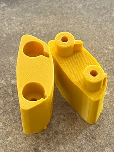 Yellow BMW F800GT  F 800 GT Motorcycle Mirror Extension Extenders 40mm Spacers - Picture 1 of 6