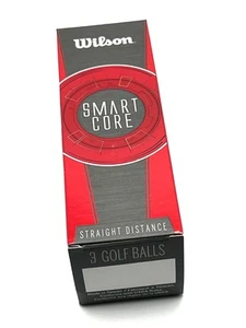 Wilson Smartcore Golf Balls Straight Distance 3 total Balls  1x3 pack NOS Nice - Picture 1 of 3