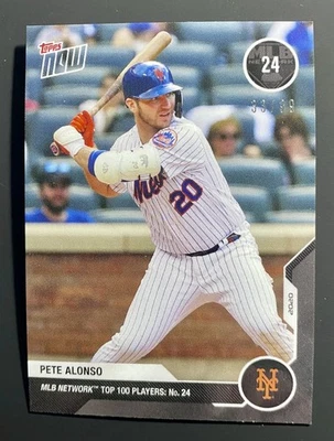 2020 Topps Now MLB Network's Top 100 Pete Alonso /99 - Image 1 of 2