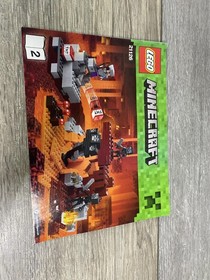 LEGO Minecraft 21126 The Wither Instruction Manual Booklet 2 Illustrated 2016