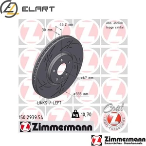 2x BRAKE DISC 150.2939.54 FOR MINI BMW X1U11 B48A20B/A20A/A20F/A20E/A20PP 2.0L - Picture 1 of 6