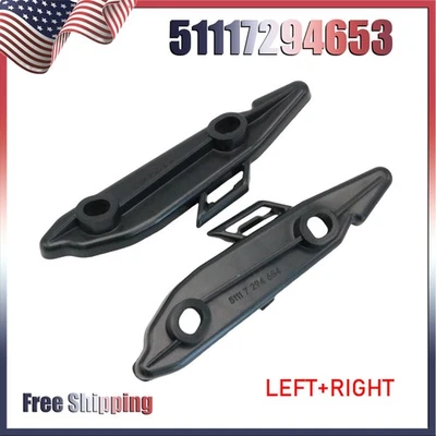 Kit de soporte lateral de cubierta de parachoques delantero de 2 piezas para BMW 428i/xDrive Gran Coupé 2014-16 Foto 1 de 4