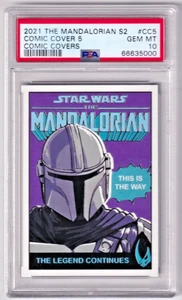 Portadas de cómic Topps Star Wars The Mandalorian S2 2021 5 #CC5 PSA 10  - Imagen 1 de 2