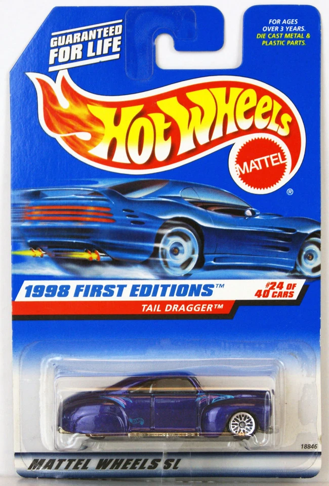 Hot Wheels - 1998 First Editions - Tail Dragger - aus dem Jahr 1997 - Bild 1 von 1