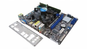 ASRock H61M-VS Socket LGA1155 + Intel Pentium G840 @ 2,8 GHz + 4 Go de RAM - Photo 1/13