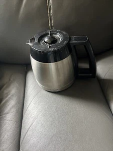Cuisinart 10 Cup Thermal Coffee Carafe And Lid Black Replacement Stainless Steel - Picture 1 of 1
