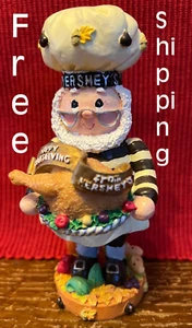 CLEARANCE *HERSHEY CHOCOLATE Chef Kurt Adler ELF FIGURINE Thanksgiving 1999 - Picture 1 of 6