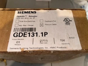 Siemens GDE131.1P OpenAIr Actuator New Open Box - Picture 1 of 2
