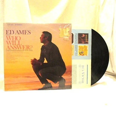 1968 Ed Ames Who Will Answer and Other Songs of Our Time RCA Victor LSP 3961 Pop - Image 1 of 4