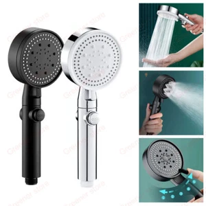 5 Modi Bagno Doccia Testa Grande Cromo Portatile Alta pressione Acqua Risparmio - Imagen 1 de 15