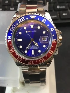 Reloj de Buceo 2024 Arlanch 40mm Calendario “Pepsi” Bisel Cuarzo, NUEVO (Lote2355) - Imagen 1 de 13