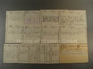 123859, Segelschiff VIDYLIA, 17 Schiffsmeldekarten, Schiffs-Auskunftstelle 1907 - Picture 1 of 5
